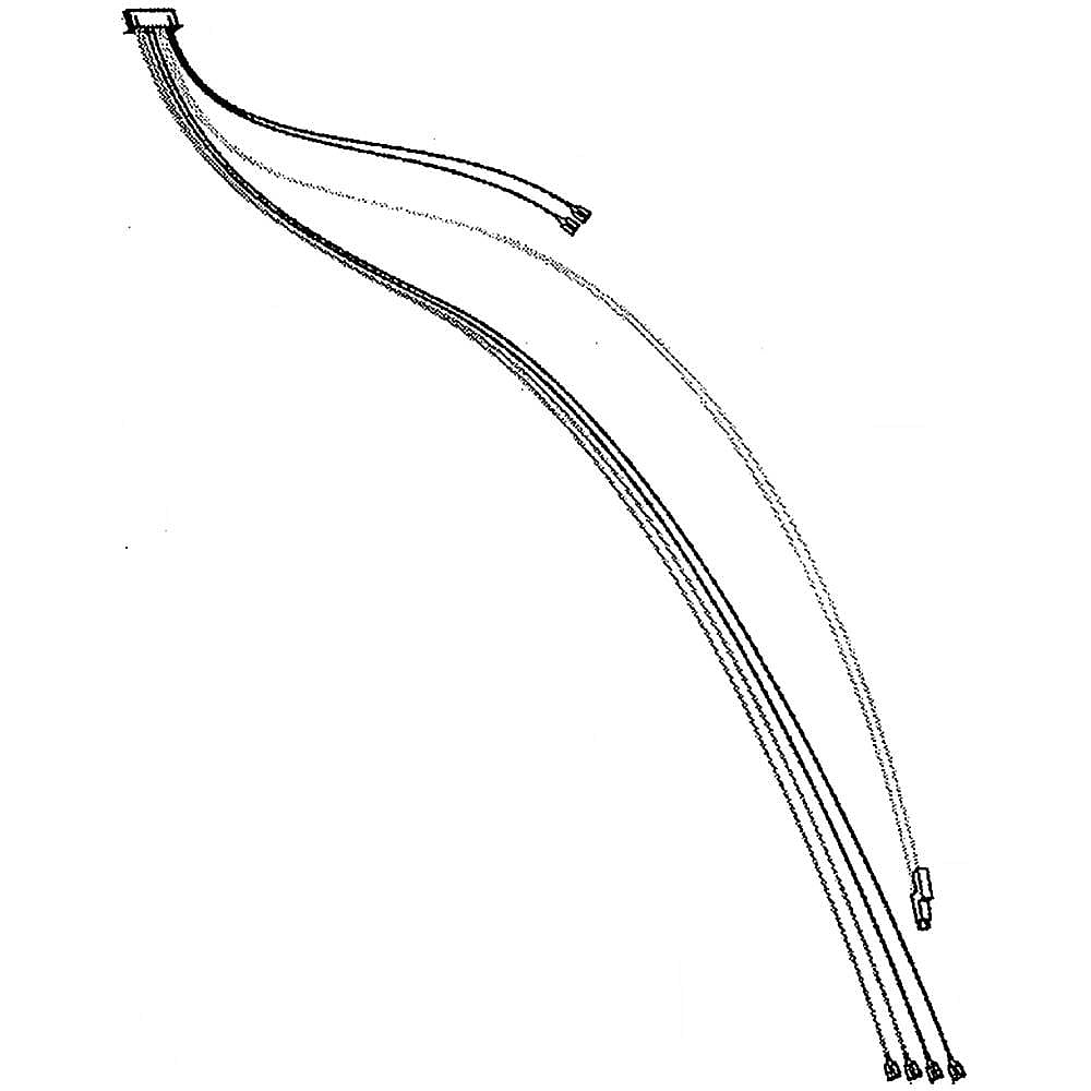 Part #555748, Fisher & Paykel Wall Oven Door Lock Wire Harness