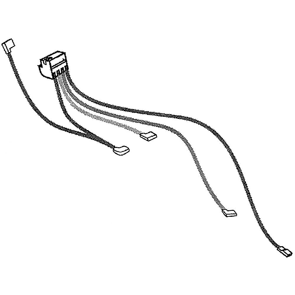 Part #555866, Fisher & Paykel Wall Oven Upper Fan Wire Harness