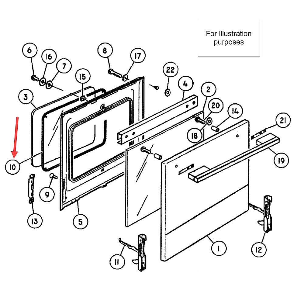 Part #573637, Fisher & Paykel Gasket