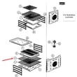Fisher & Paykel Wire Rack for Fisher & Paykel OR36LDBGX1-88483A - Part 573757