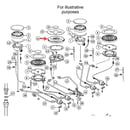 Fisher & Paykel Range Surface Burner Ring, Dual