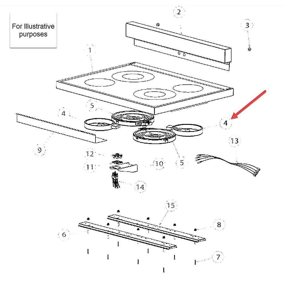 Part #575026, Fisher & Paykel Fisher & Paykel Element