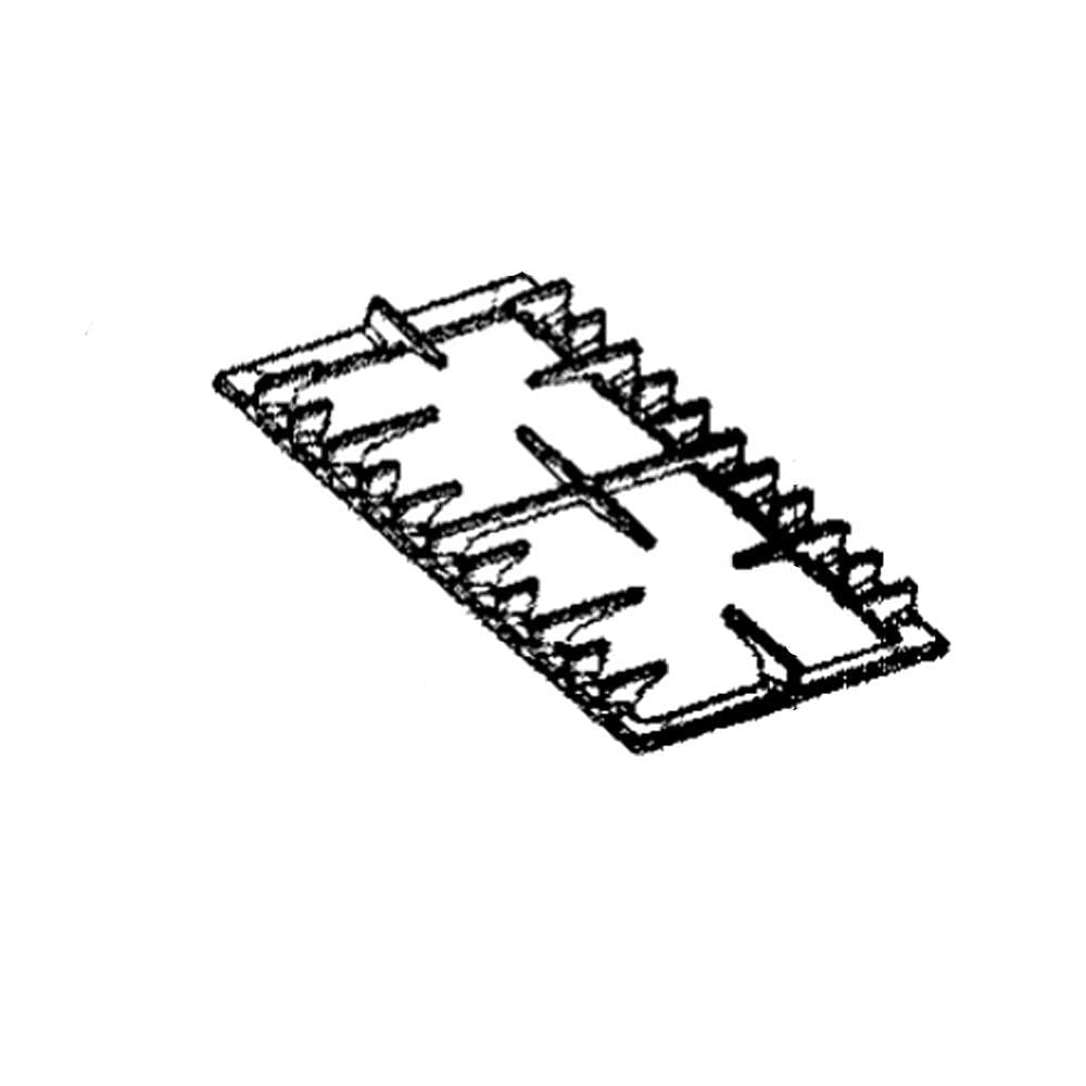 Part #575188, Fisher & Paykel Fisher & Paykel Range Surface Burner Grate