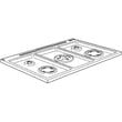 Fisher & Paykel Main Top for Fisher & Paykel OR36LDBGX1-88483A - Part 575202