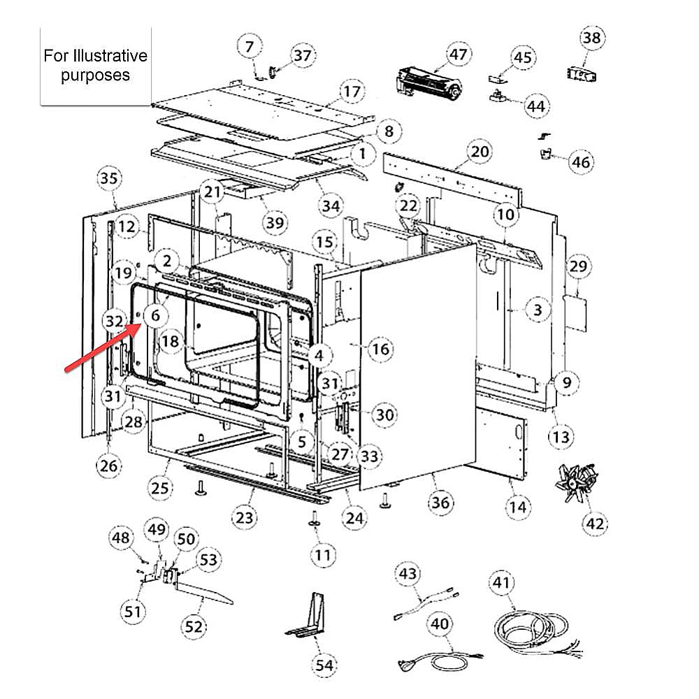 Part #577007, Fisher & Paykel Fisher & Paykel Gasket