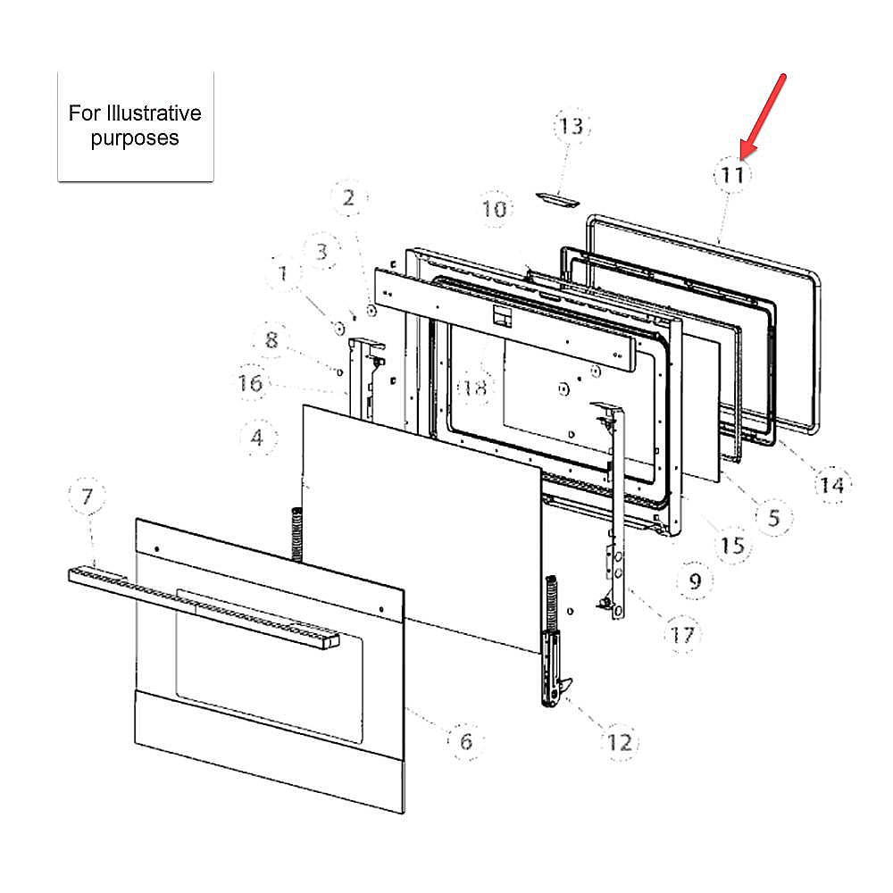 Part #577009, Fisher & Paykel Door Seal