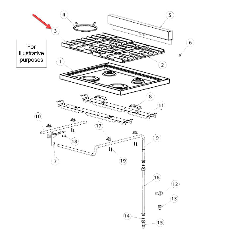Fisher & Paykel Part #577056, Trivet