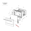 Fisher & Paykel Glass Cap Assy Oven Door for Fisher & Paykel OR30SDPWGX1-88659-A - Part 577080P