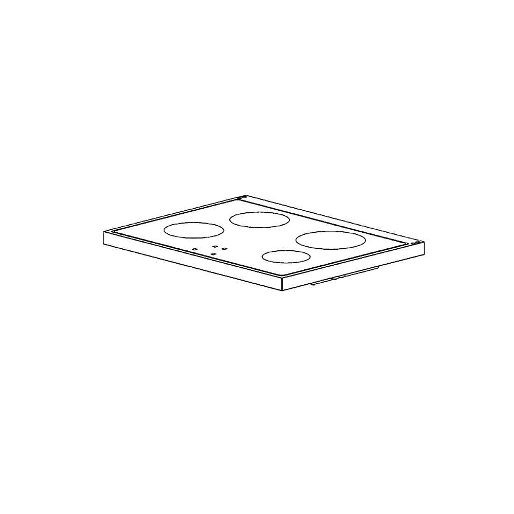 Part #577110P, Fisher & Paykel Fisher & Paykel Glass & Frame Assembly