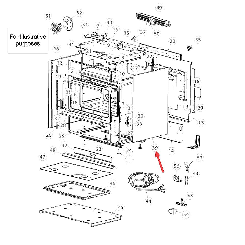 Fisher & Paykel Part #577116, Panel