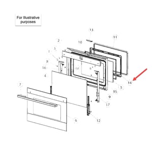 Fisher & Paykel Door Frame 577118