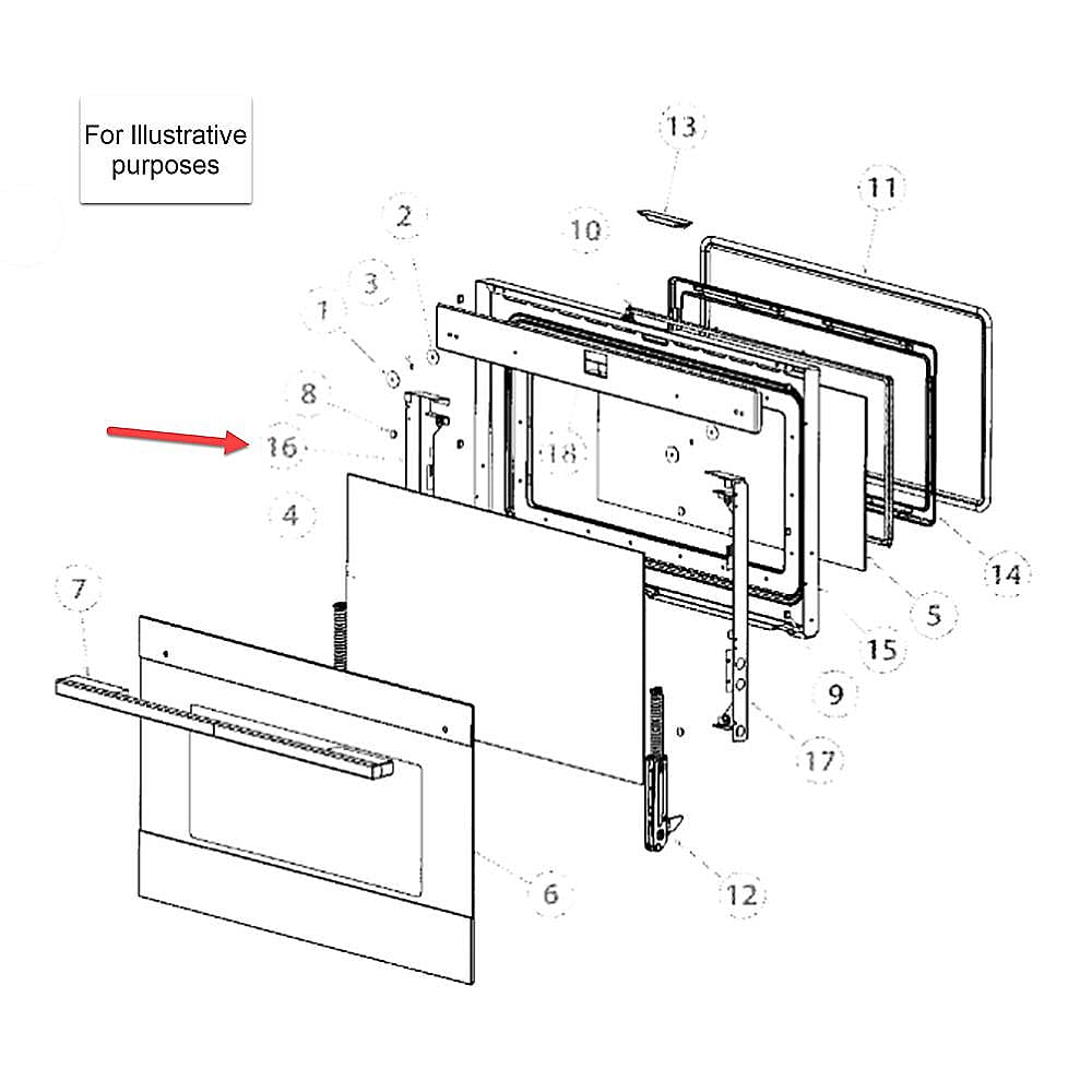 Part #577145, Fisher & Paykel Trim