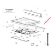 Fisher & Paykel Trim, Rear for Fisher & Paykel OR30SDPWIX1-88660-A - Part 577159