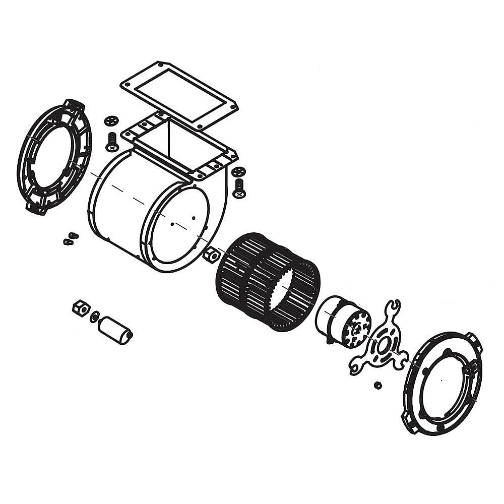 Fisher & Paykel Part #791959, Motor Assembly