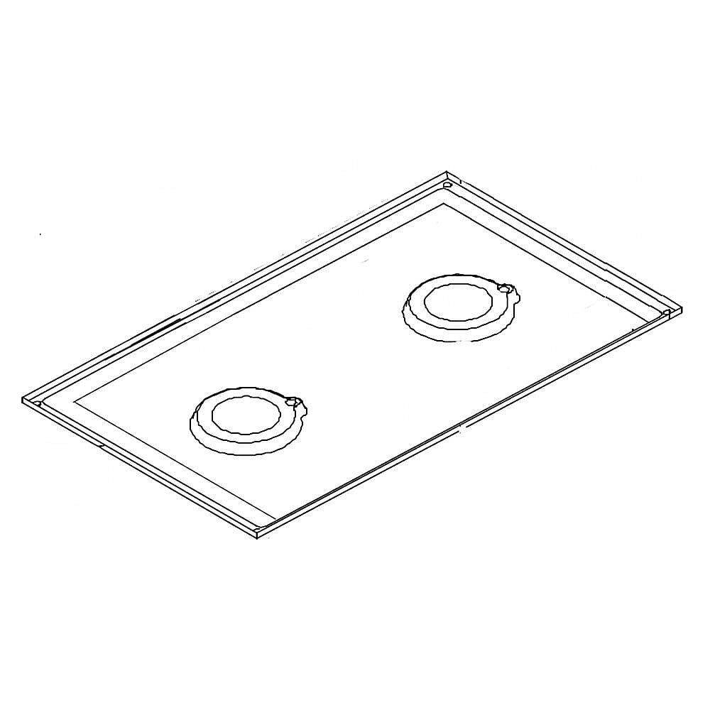 Dacor Part #100007-02, Cooktop Main Top