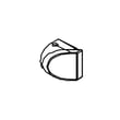 Dacor Range Control Panel End Cap for Dacor ER30GSCHLP - Part 100128BC