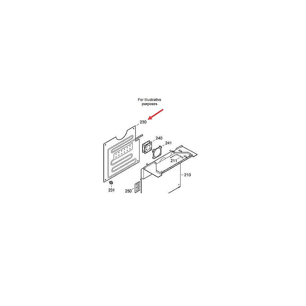 Part #101770, Dacor Beverage Cooler Evaporator