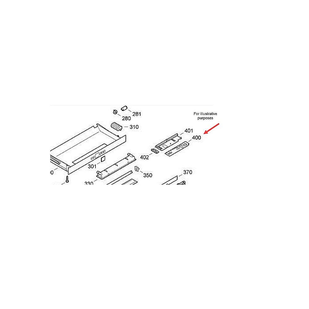 Part #101785, Dacor Wine Cooler Electronic Control Board