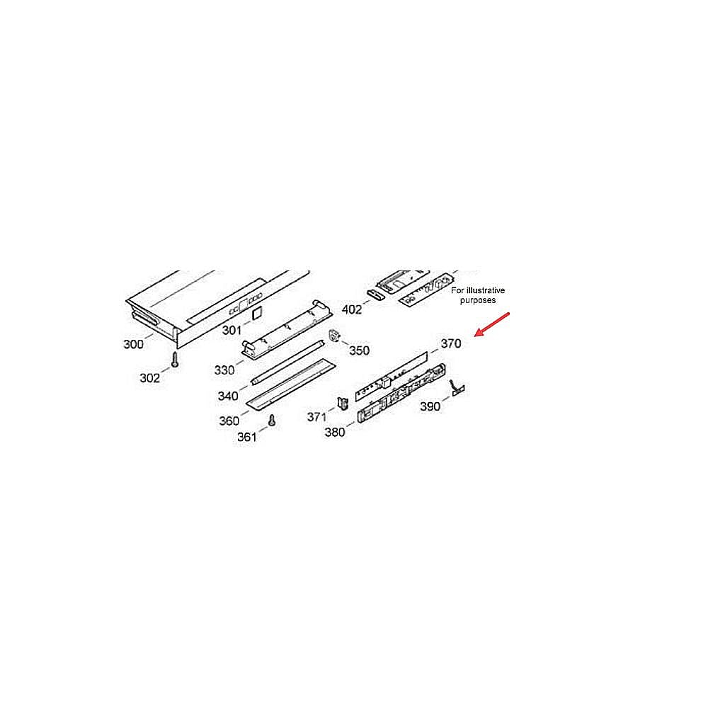 Part #101786, Dacor Wine Cooler Electronic Control Board