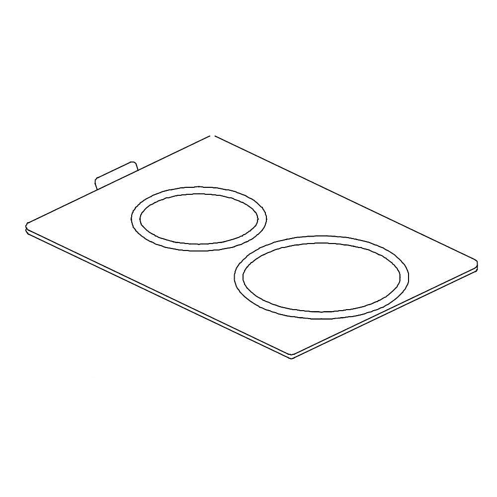 Dacor Part #12290R, Cooktop Main Top