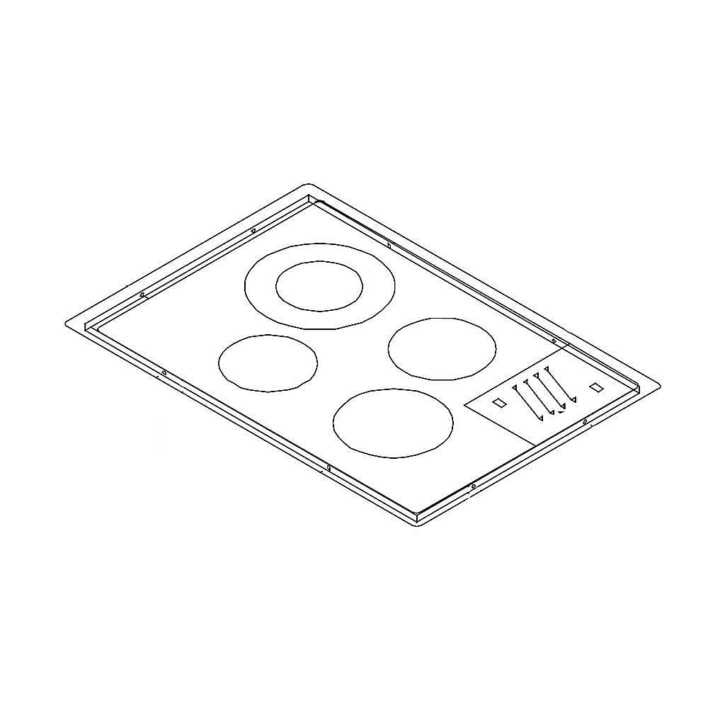 Dacor Part #12584S, Cooktop Main Top