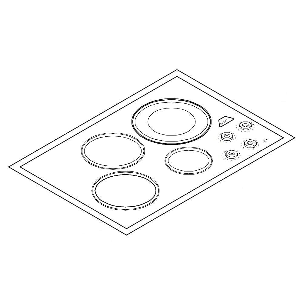 Dacor Part #13554Rf, Cooktop Main Top