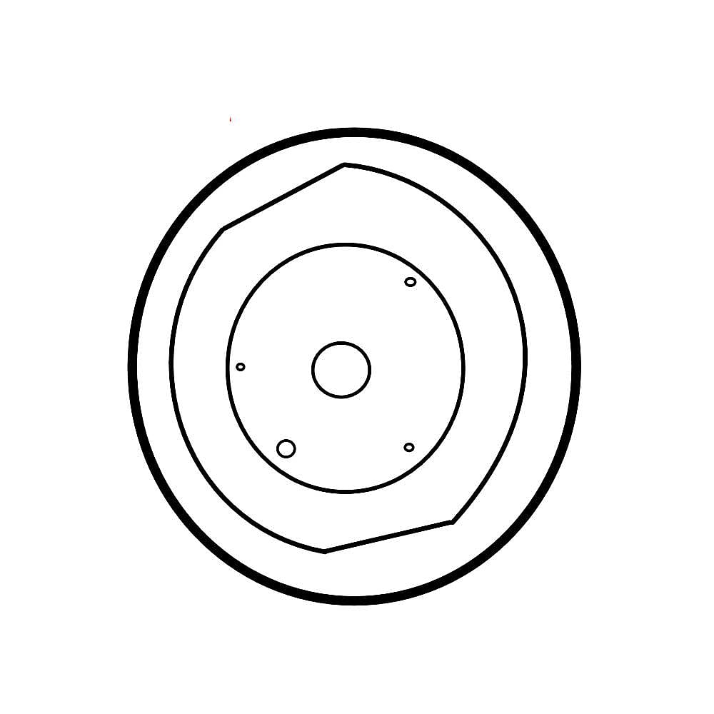 Dacor Part #26190Bp, Cooktop Burner Spill Tray