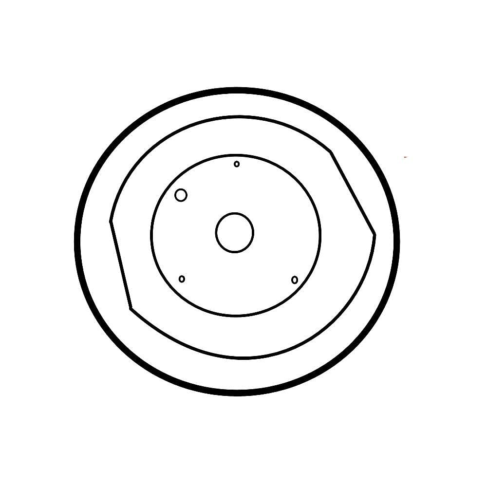 Dacor Part #26191Bp, Cooktop Burner Spill Tray