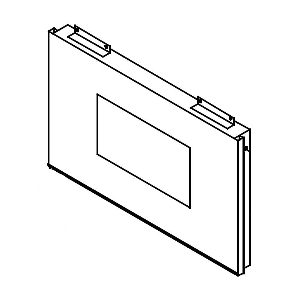 Dacor Part #27122B, Wall Oven Door Frame, Stainless Steel