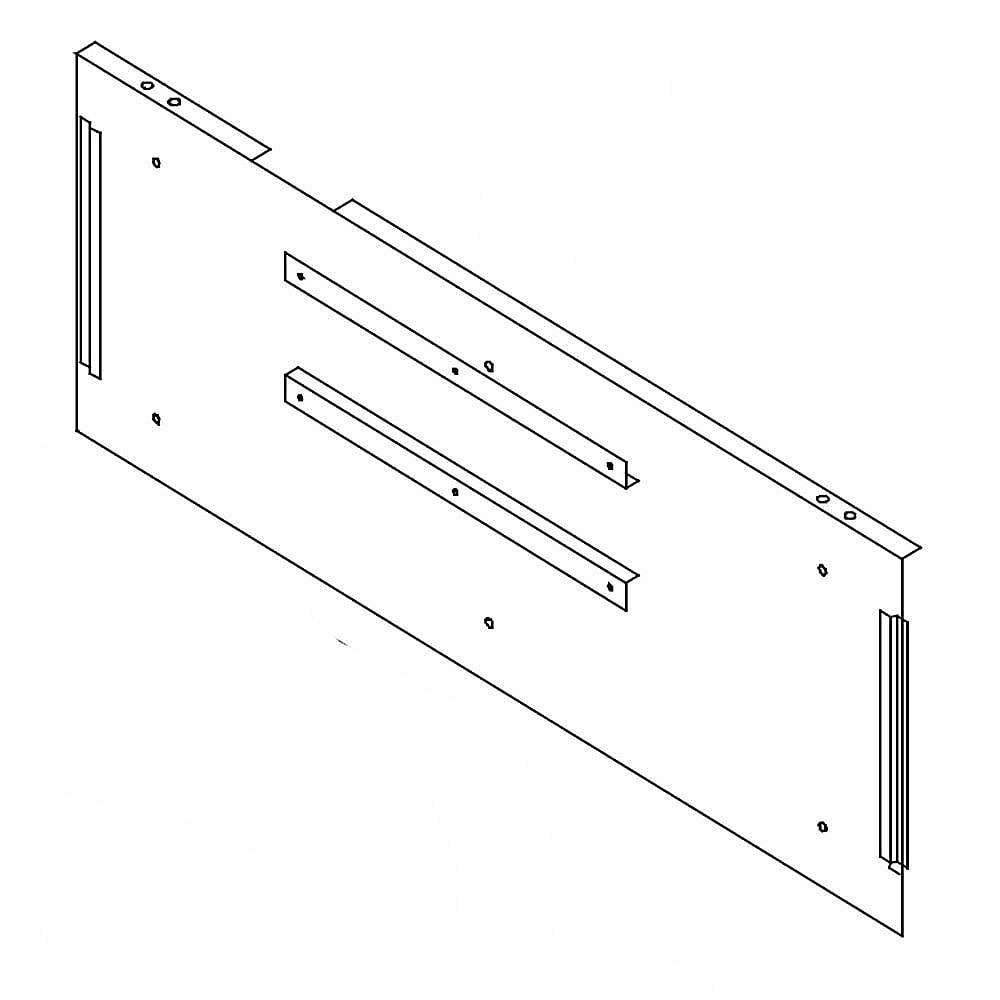 Dacor Part #27162B, Warming Drawer Glass Backing Panel, Black