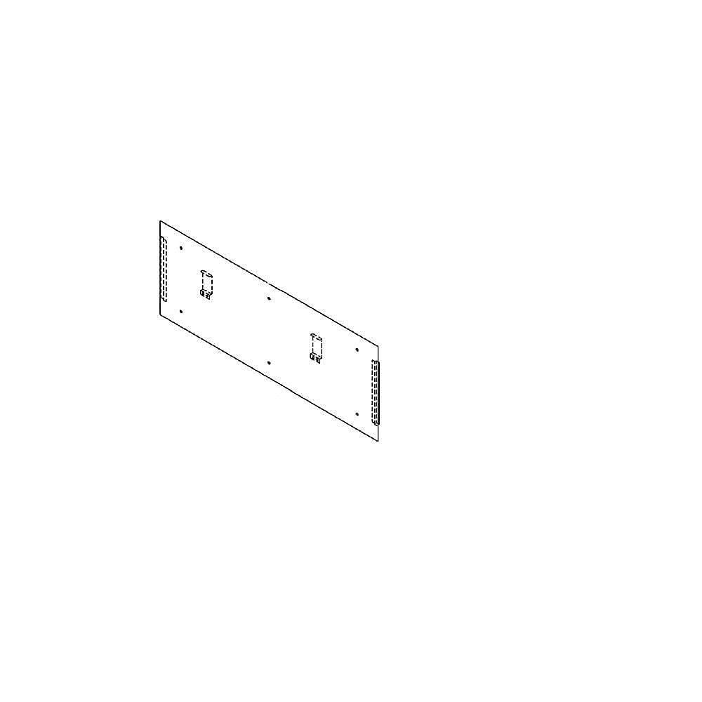 Dacor Part #27290B, Warming Drawer Front Panel