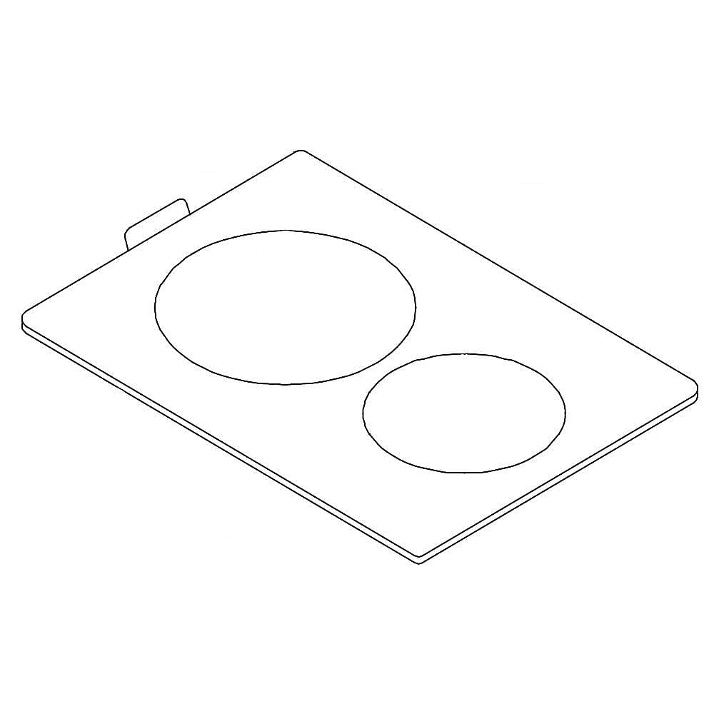 Part #27340Wp, Dacor Cooktop Module Main Top (White)