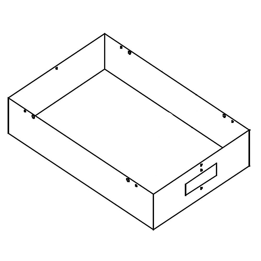 Part #27439B, Dacor Cooktop Module Enclosure