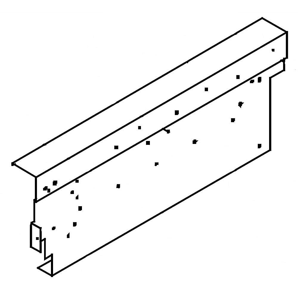 Dacor Part #36328, Range Burner Box Support, Left