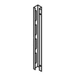 Dacor Warming Drawer Front Panel Support Bracket, Left (black) for Dacor MWO27 - Part 36457B
