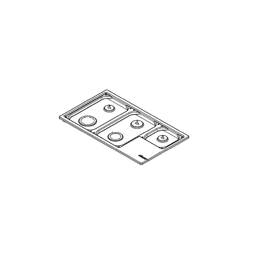 Part #46148Bp/l, Dacor Cooktop Main Top (Black)