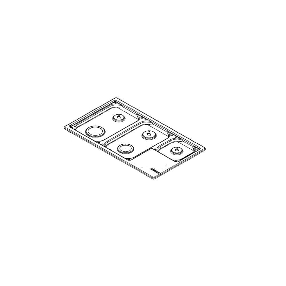 Part #46148Bp, Dacor Cooktop Main Top (Black)
