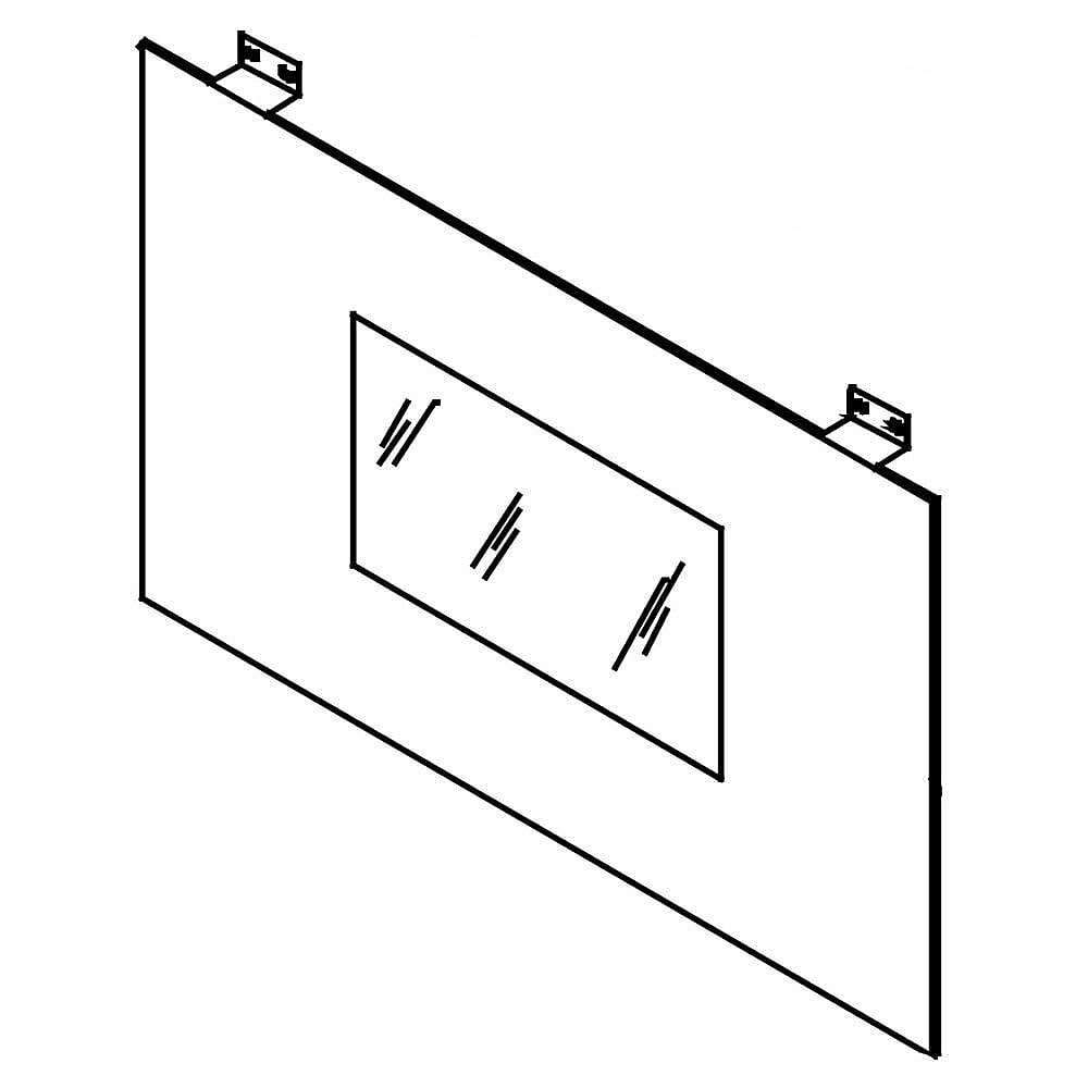 Part #66272Ch/l, Dacor Wall Oven Door Panel