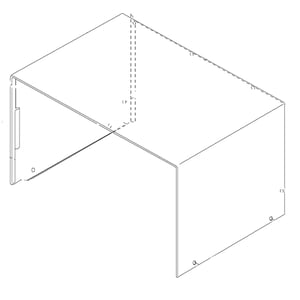 Dacor Microwave Outer Case 66390S