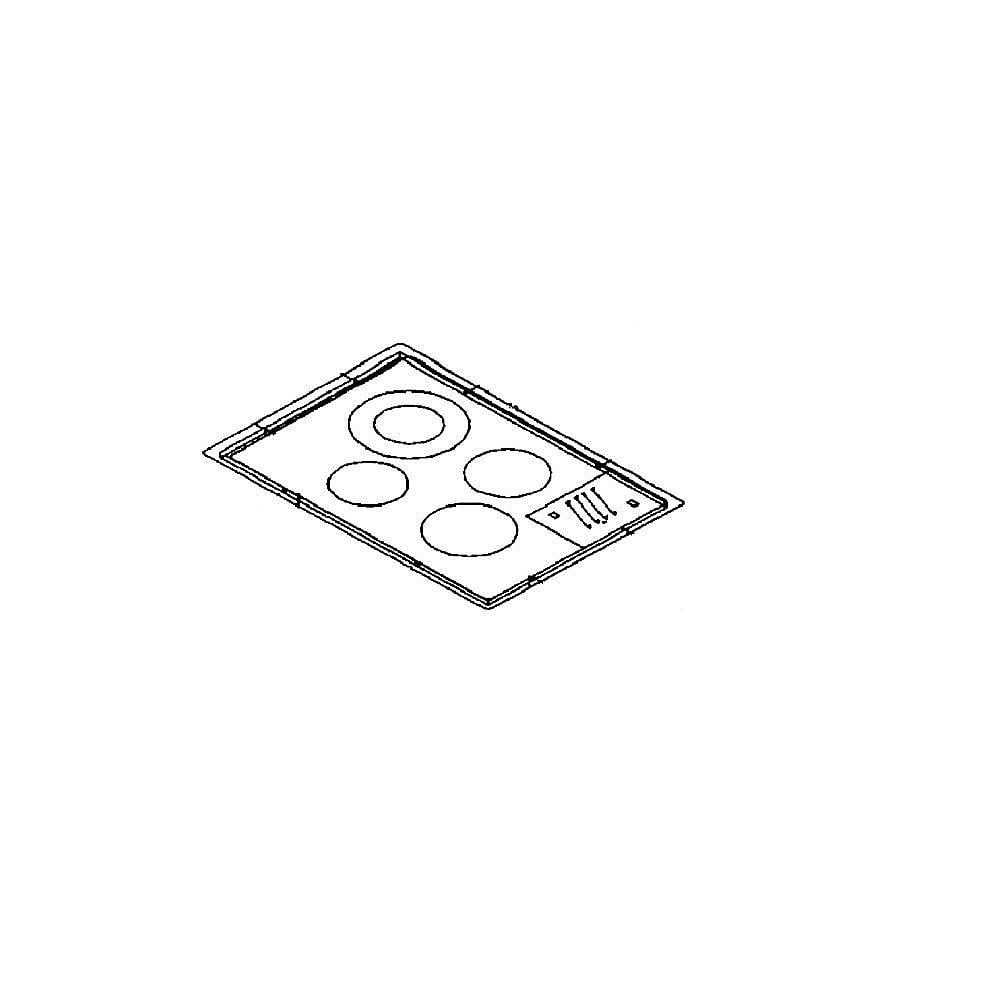 Dacor Part #66946Rf, Cooktop Main Top (Arctic)
