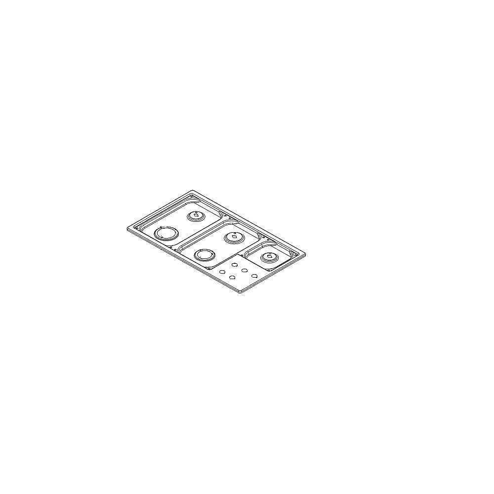 Part #700192, Dacor Cooktop Main Top