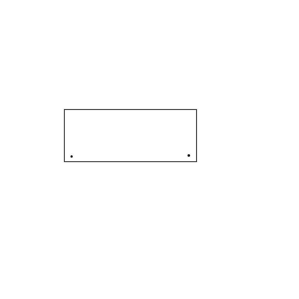 Part #700438-001, Dacor Warming Drawer Front Panel