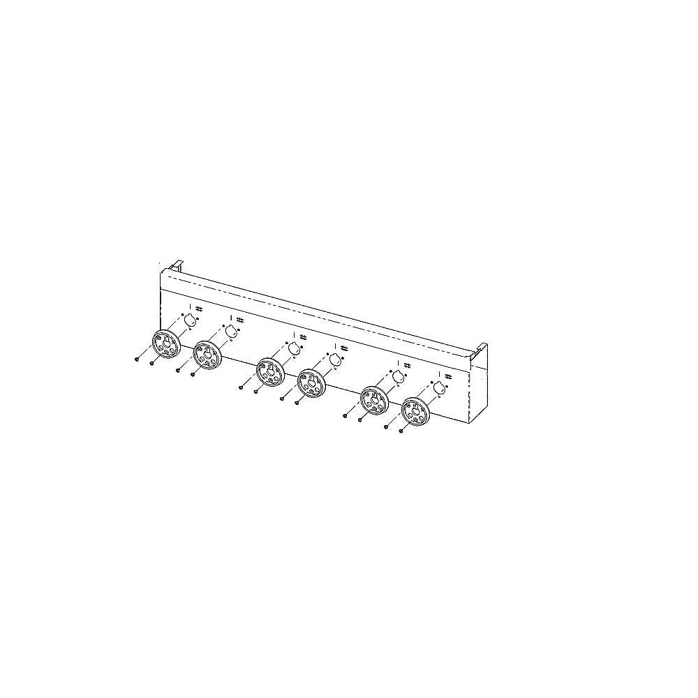 Part #700521, Dacor Cooktop Control Panel