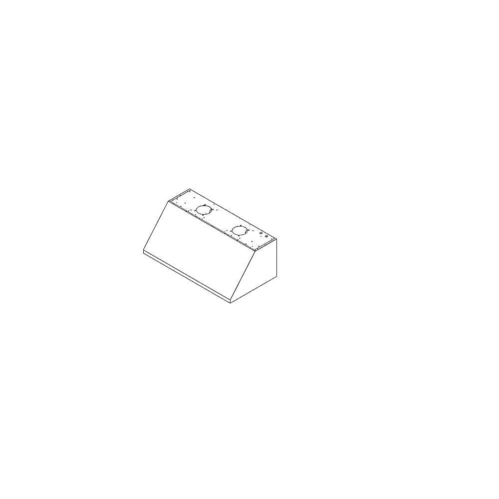 Part #700946, Dacor Range Hood Vent Housing