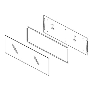 Dacor Dacor Warming Drawer Front Glass Panel Assembly 86587W