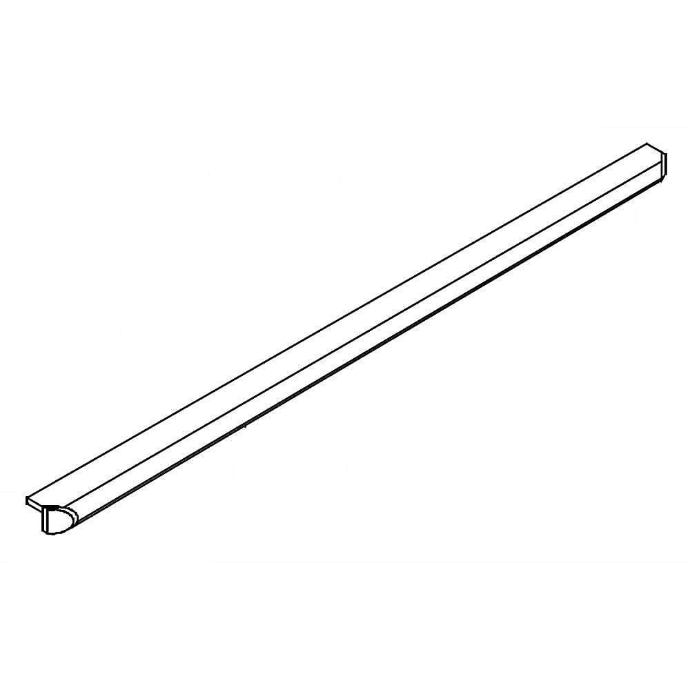 Part #86590, Dacor Cooktop Control Panel Bullnose Trim