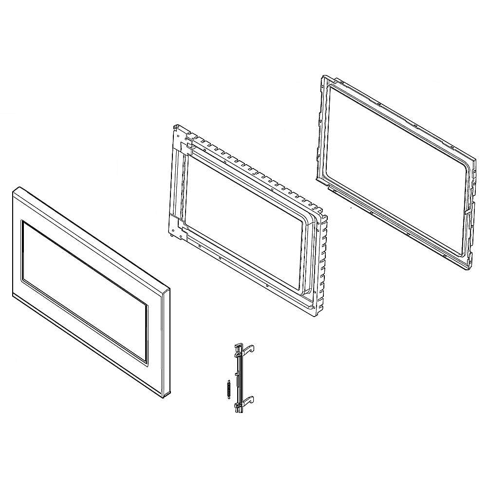 Dacor Part #86781B, Microwave Door Assembly (Stainless)