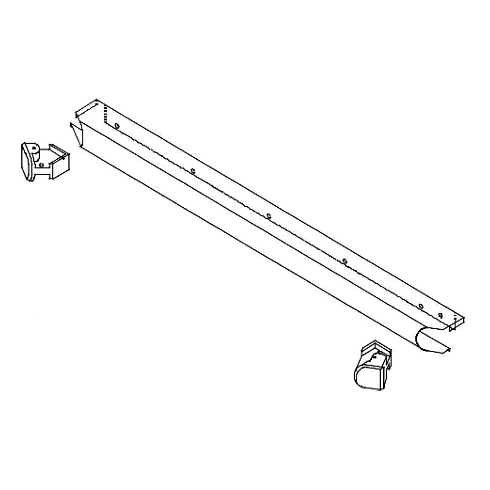 Part #86908Ch, Dacor Range Bullnose Trim