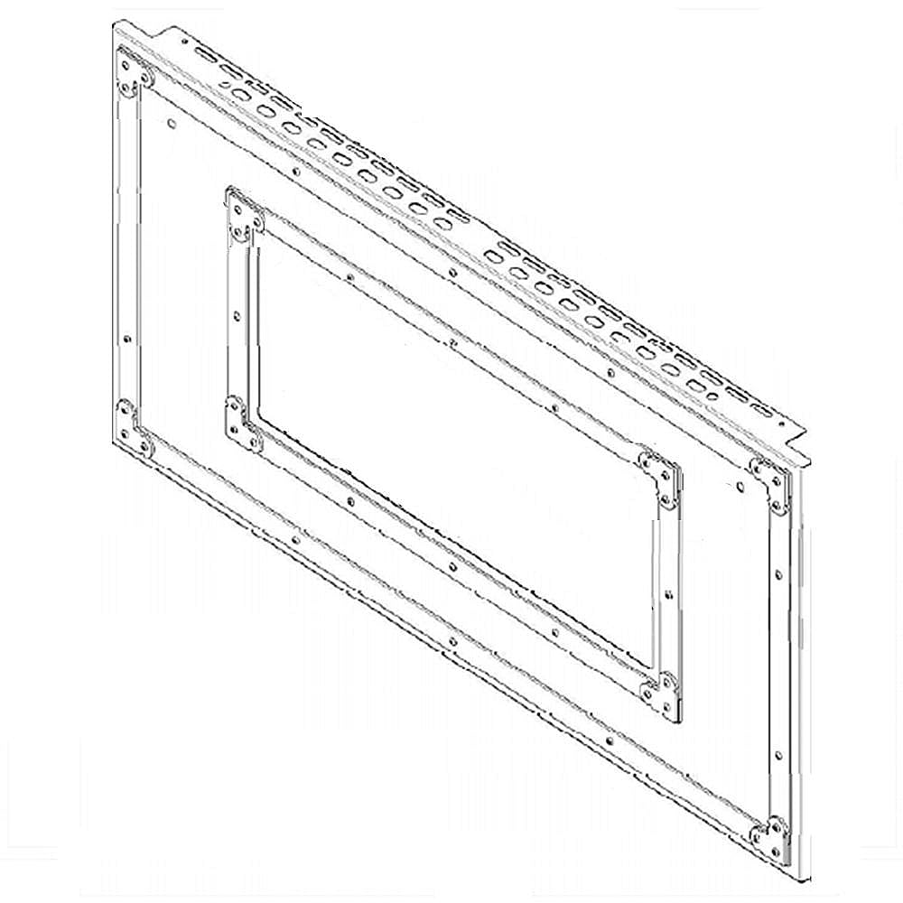Part #108660, Bertazzoni Oven Door Black