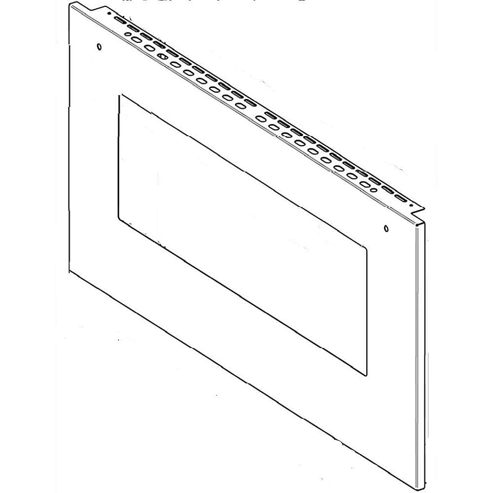 Part #125091, Bertazzoni Left Oven Door Black
